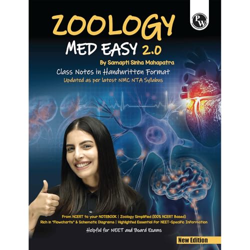 PW Zoology Med Easy 2.0 For NEET and Board Exams 202526 | Flowcharts, Schematic Diagrams l Samapti Sinha Mahapatra Handwritten 