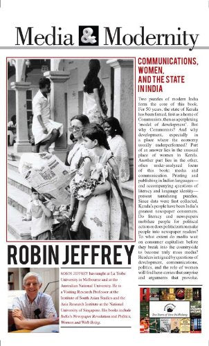Media And Modernity: Communications, Women, And The State In India