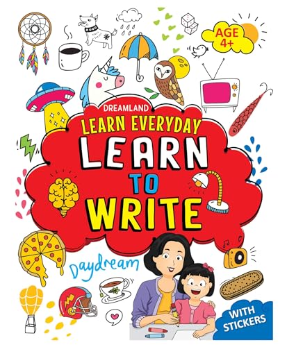 Learn to Write Activity Book for Children Age 4+ with Stickers  Learn Everyday Series for Kids