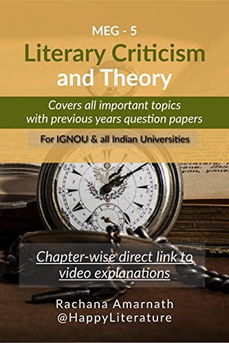 Literary Criticism and Theory : Covers all important topics and previous years Question papers