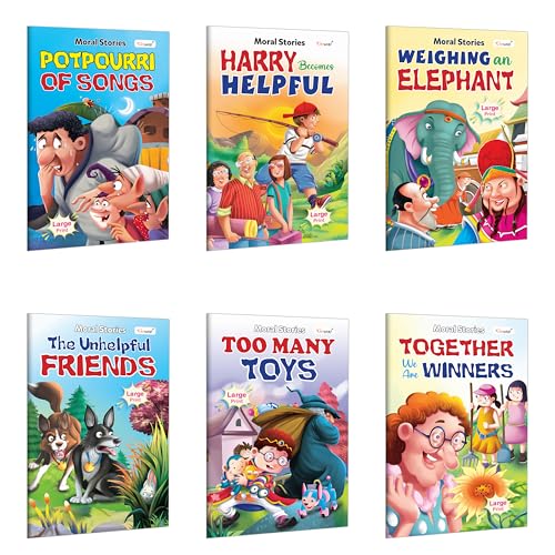 Potpourri Of Songs, Harry Becomes Helpful, Weighing An Elephant, Unhelpful Friend And More Moral Stories : Early learning books