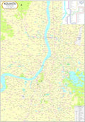 Kolkata Map | Laminated | 70 x 100 cm