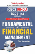 Gullybaba IGNOU CBCS BCOMG 5th Sem BCOE143 Fundamentals of Financial Management in English