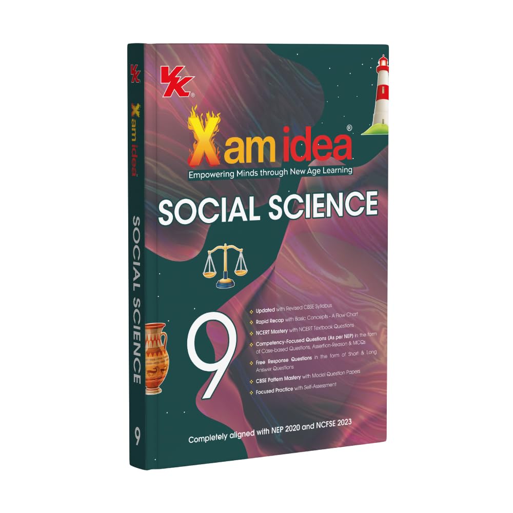 Xam Idea Class 9 Social Science (202526) | Latest Cbse Syllabus| Nep 2020 & Ncfse 2023 Aligned | With CompetencyFocused & Free