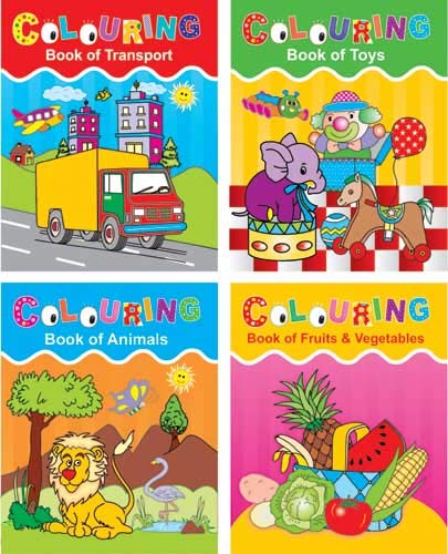 Set Of Colouring Book