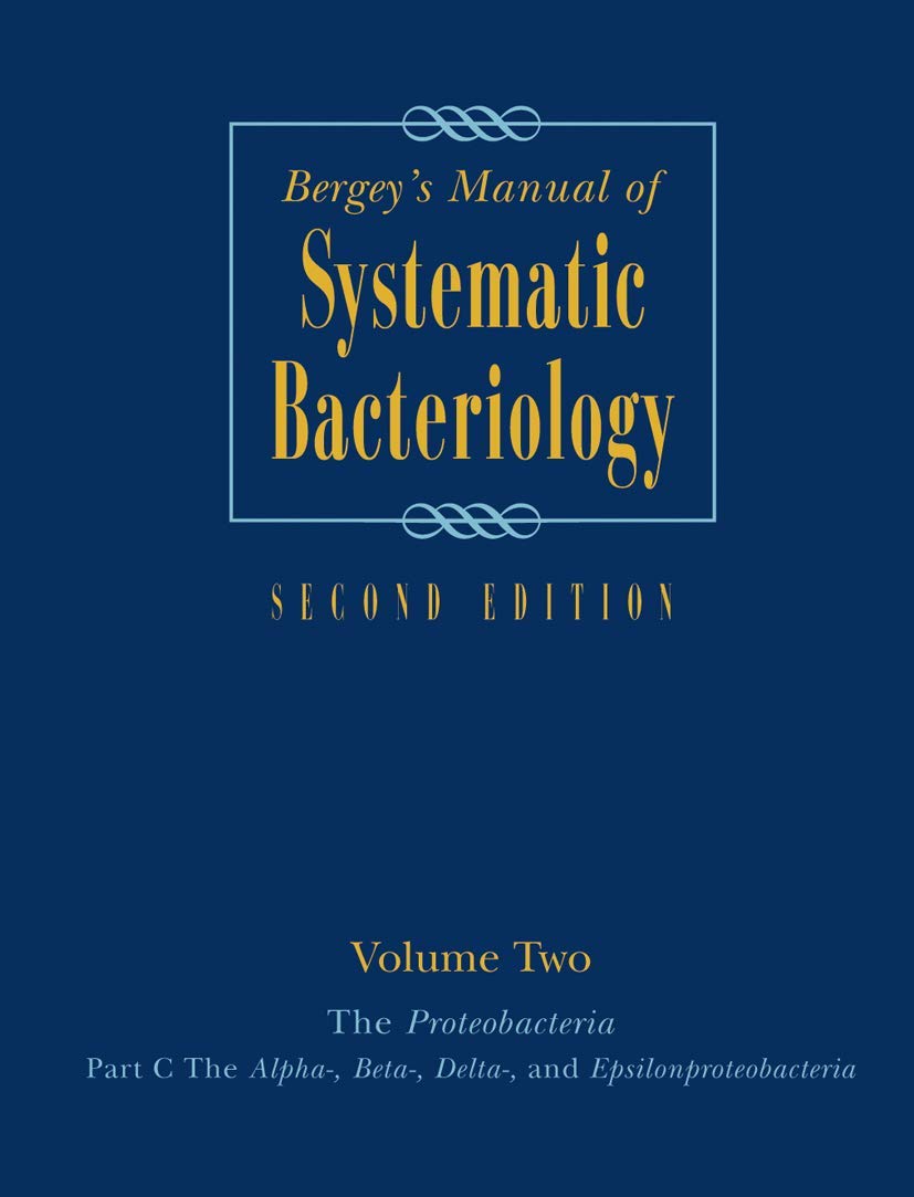 Bergeys Manual of Systematic Bacteriology, Vol. 2: The Proteobacteria, Part C