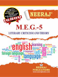 Neeraj Self Help Book For Ignou : Meg5, Ma English Course Literary Criticism, And Theory (ChapterWise Reference Books With Pre
