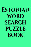 Estonian word search puzzle book