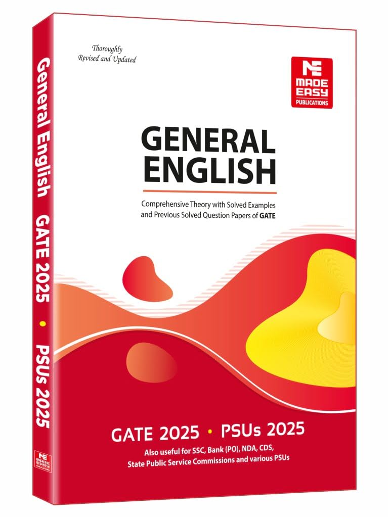 General English For Gate And Psus: 2025