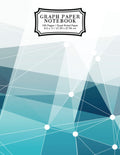 Graph Paper Notebook: Blue Abstract Lines  Grid Paper Composition Notebook, Graphing Paper, Quad Ruled (Math and Science Noteboo
