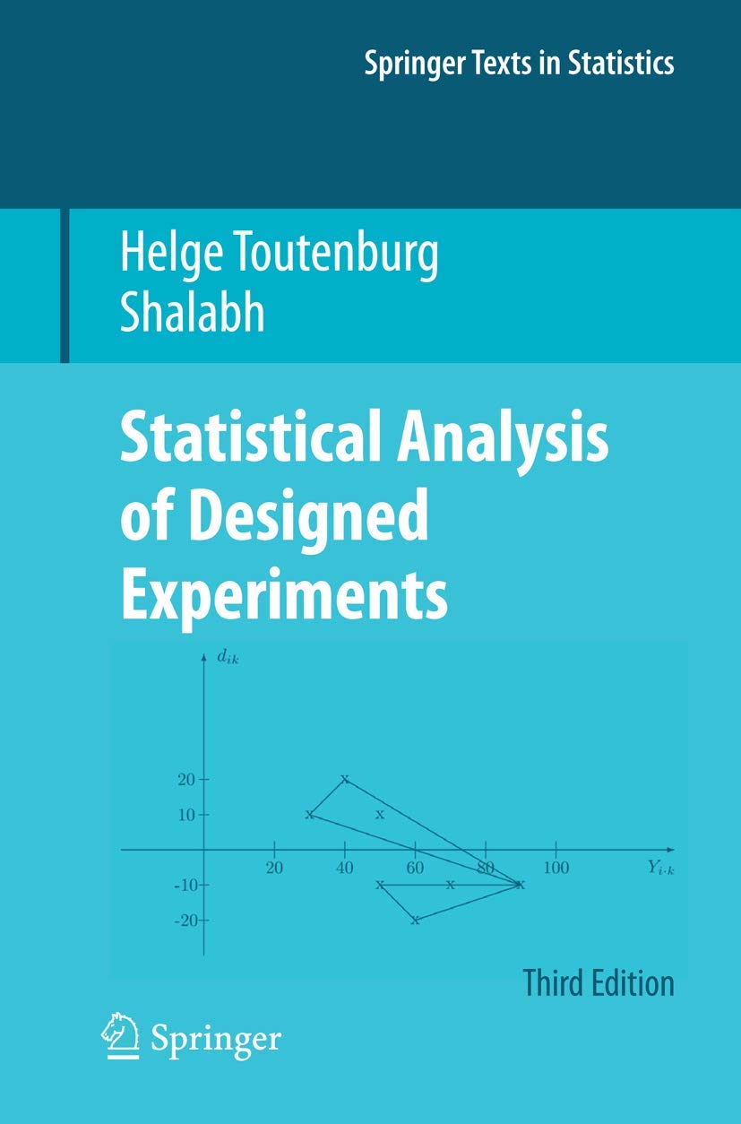 Statistical Analysis of Designed Experiments, Third Edition (Springer Texts in Statistics)