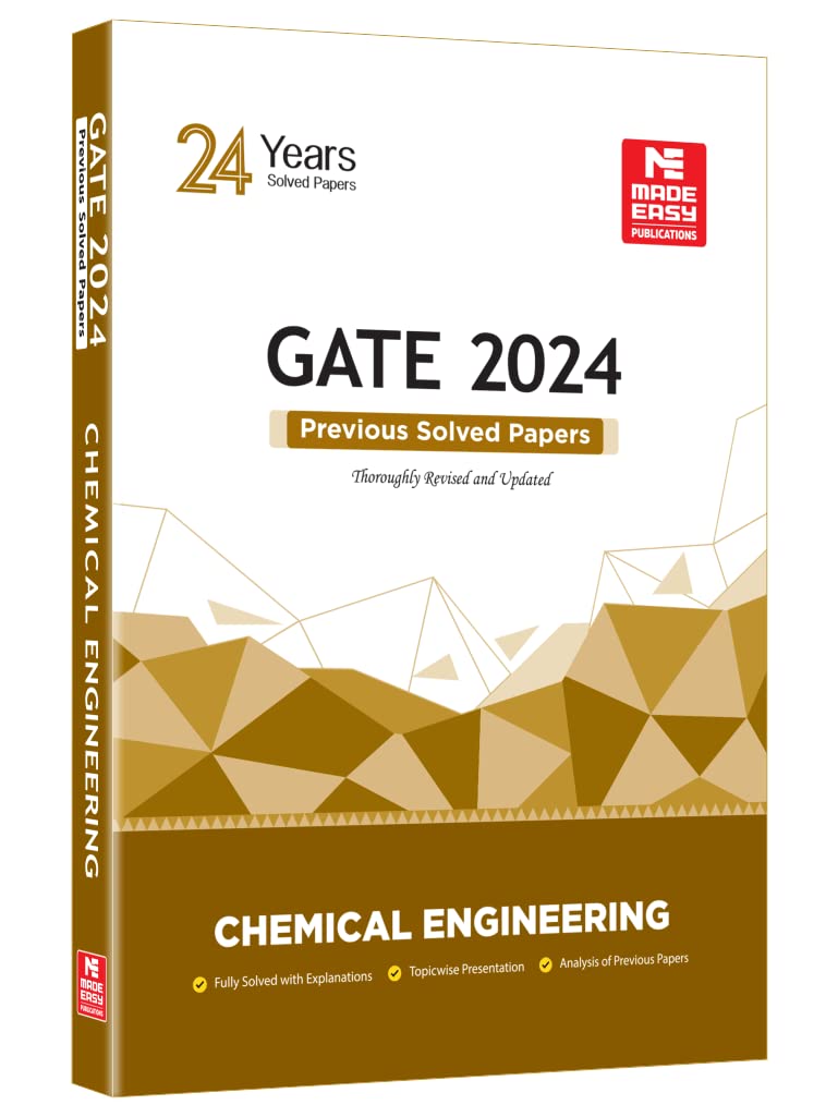 GATE2024: Chemical Engineering Previous Year Solved Papers