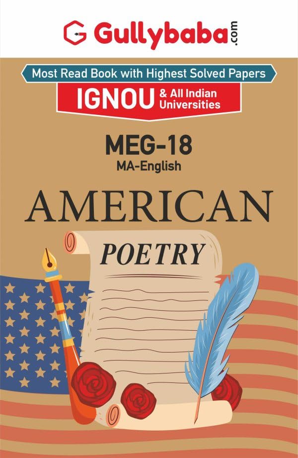 Gullybaba IGNOU MA Sem MEG18 American Poetry in English
