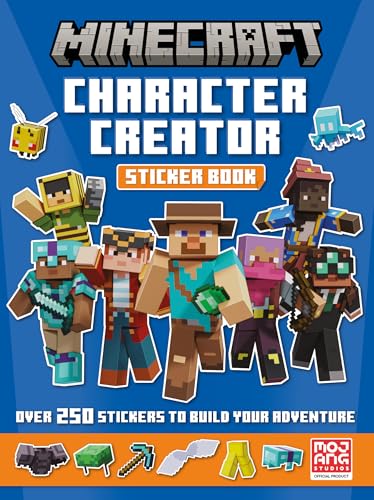 Minecraft Character Creator Sticker Book: A brandnew official sticker book adventure full of fun customisation for kids who lov