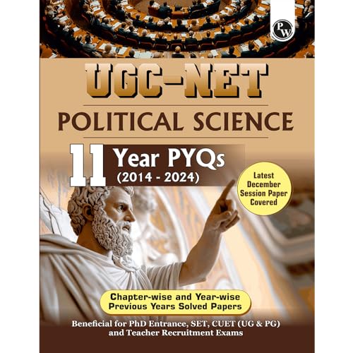 PW UGCNET Political Science PYQ 11 Years (20142024)|Latest December Session Paper Covered|Chapterwise and Yearwise Previous Ye