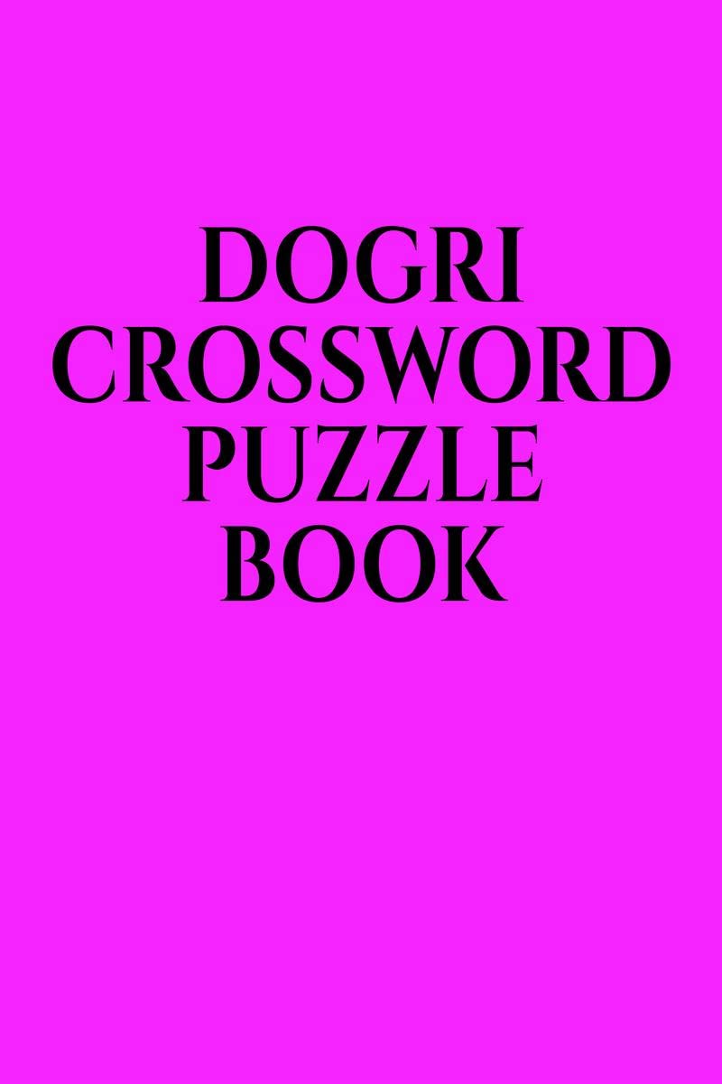 Dogri crossword puzzle book