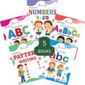 InIkao Copy Writing Practice Books for Kids | Set of 5 Handwriting Improvement Book on ABC, Capital Letters, Small Letters, Numb
