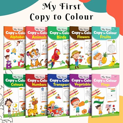 Picture Book Collections For Early Learning : Kids Coloring book, My First Library Early Learning Book for Children, Kids Colo