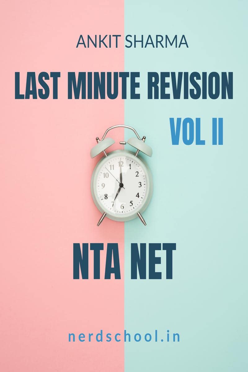 Last Minute Revision Vol II : NTA NET English