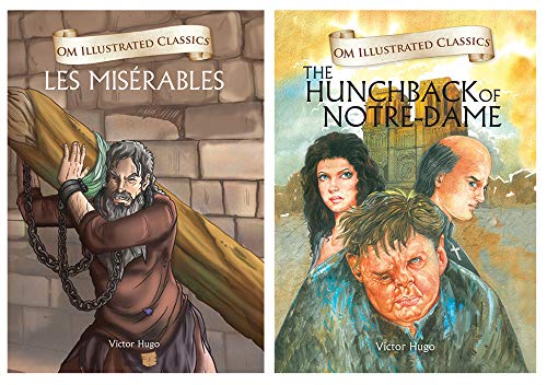 Om Illustrated Classics: Collection of Victor Hugo (Set of 2) (Les Miserables, The Hunchback of NotreDame)