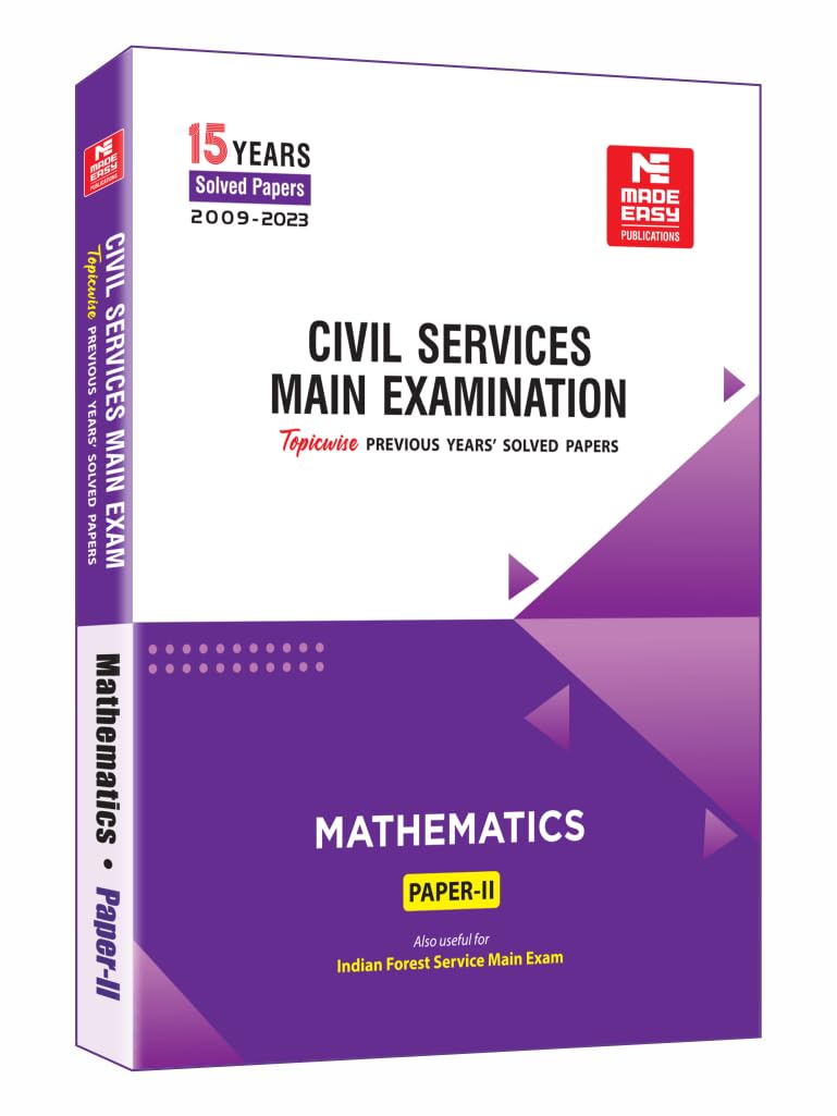 Cse Mains 2024: Mathematics Solved Papers2