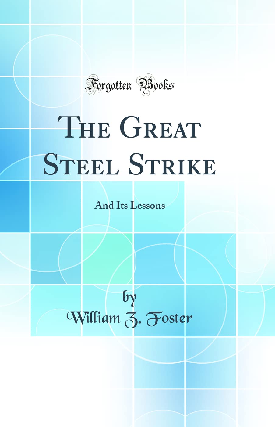 The Great Steel Strike: And Its Lessons (Classic Reprint)