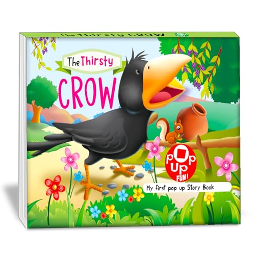 Hello Friend Books Pop Up Fun! My First Pop Up Story Book: The Thirsty Crow  Pop Up Stories for Kids