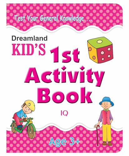 Kids First 1st Activity Book  IQ for Kids Age 35 | Fun Brain Teasers, Puzzles, Mazes & Matching Games | Early Learning Workbook 