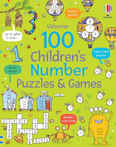 100 Childrens Number Puzzles and Games (Puzzles, Crosswords and Wordsearches)