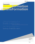 Typography: Formation and TransFormation