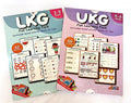 UKG and LKG Worksheets Combo  128 Worksheets + Sticker Sheets | Covering English, Maths and EVS | By Learning Dino