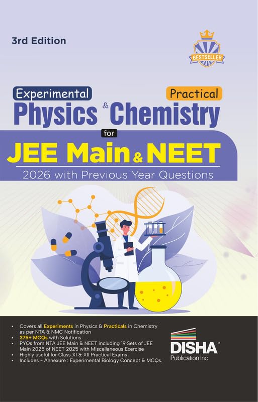 Disha Experimental Physics & Practical Chemistry For Jee Main & Neet 2026 With Previous Year Questions 3Rd Edition | Latest Syll