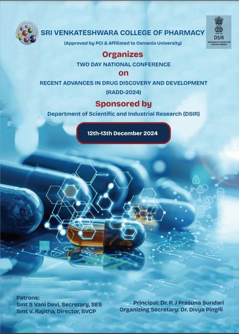 Recent Advances In Drug Discovery And Development (Radd2024)