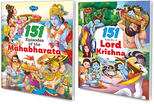 Sawan Set of 2 story books 151 series (Mahabharat & krishna)