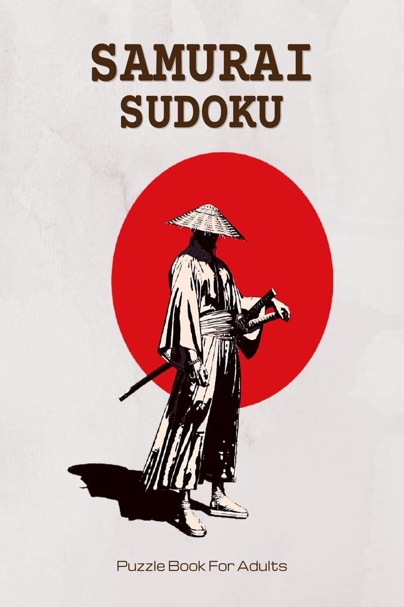 Samurai Sudoku Puzzle Book for Adults : 114 Easy to Hard Samurai Style Puzzle Games With Solutions | 570 Puzzles for Sudoku Game