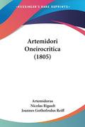 Artemidori Oneirocritica (1805) (Latin Edition)