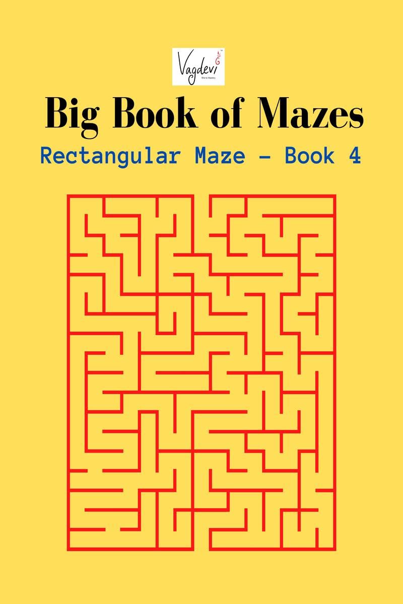 Rectangular Maze  Book 4 : Big Book of Mazes