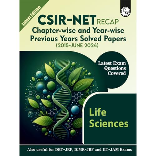 PW CSIR  NET Recap Life Sciences Chapterwise and Yearwise Previous Years Solved Papers (PYQ) Latest 2015 June 24 Exam Questions