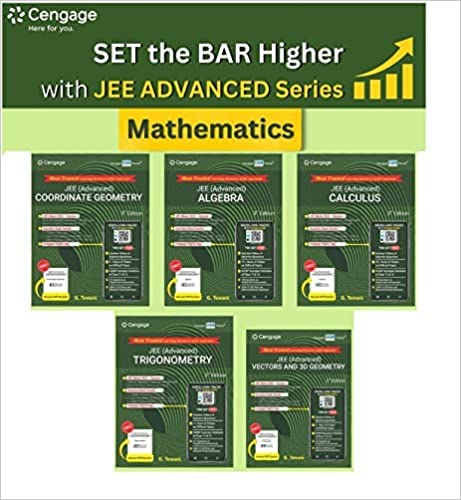 Cengage Combo Books Cengage Jee Advanced Maths Combo Sets Of 5 Books Algebra + Calculus + Coordinate Geometry + Trigonometry + V