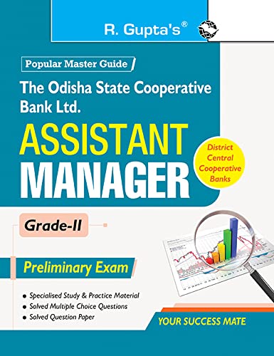 The Odisha State Cooperative Bank Ltd.Assistant Manager (GradeII) Preliminary Recruitment Exam Guide