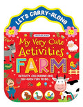 Farm  Lets CarryAlong Activity & Colouring Book for Kids Ages 38 (My Very Cute Activities Series) | Fun FarmThemed Colouring,