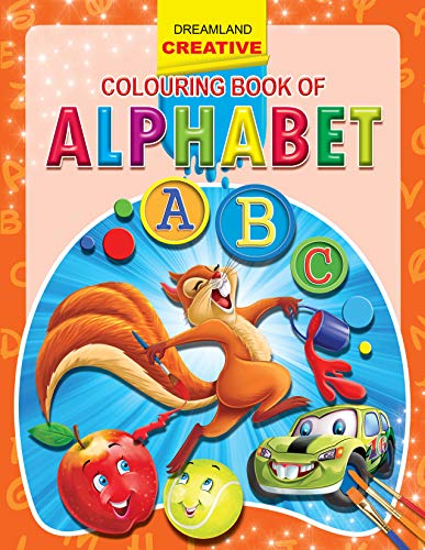 Alphabets Colouring Book for Kids Age 16 | AZ Creative Colouring Pages with Objects for Each Letter | Fun Early Learning Activit