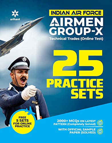 25 Practice Sets Indian Air Force Airman Group X (Technical Trades) (Old Edition)
