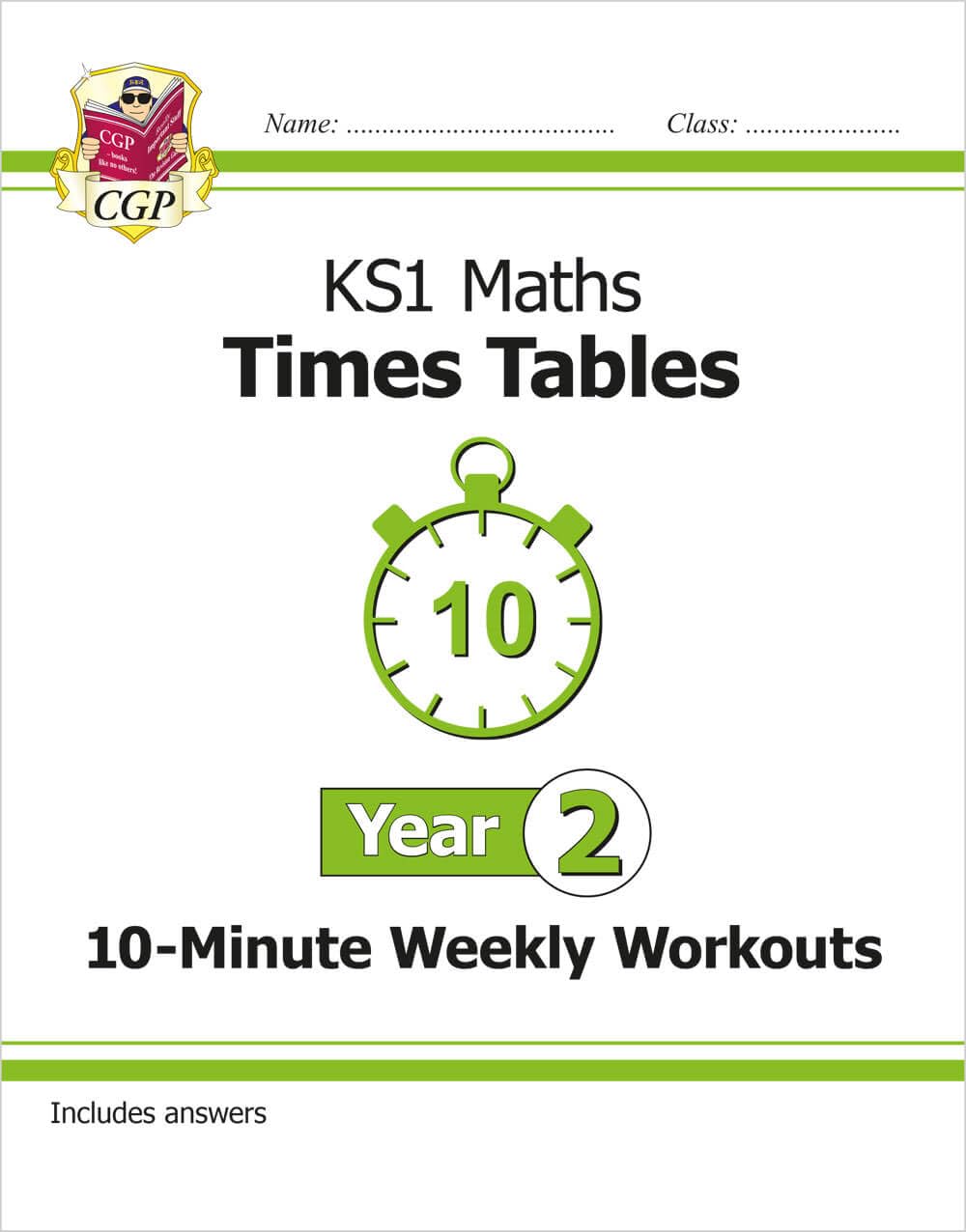 New KS1 Maths:Times Tables 10Min Weekly (CGP Year 2 Maths)