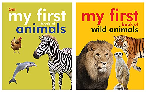 My First Board Book of Animals and Wild Animals (Set of 2 Padded Board Books) (Cutout Books)