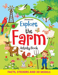 Explore the Farm Activity Book with Stickers and 3D Models | Interactive Kids Activity Book with Fun Facts, Puzzles & HandsOn L