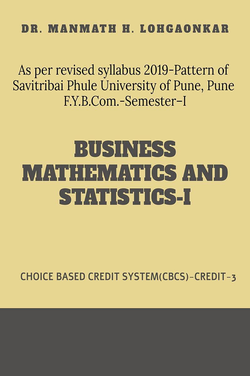 Business Mathematics & StatisticsI