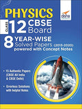 Physics Class 12 Cbse Board 8 YearWise (2013  2020) Solved Papers Powered With Concept Notes