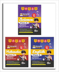 Disha Combo Class 5 (set of 3 books) Olympiad Champs Science, Mathematics & English with Chapterwise Previous 12 Year (2024  2