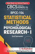 Gullybaba IGNOU BAPCH 2nd Sem BPCC104 Statistical Methods for Psychological ResearchI in English  Latest Edition IGNOU Help B